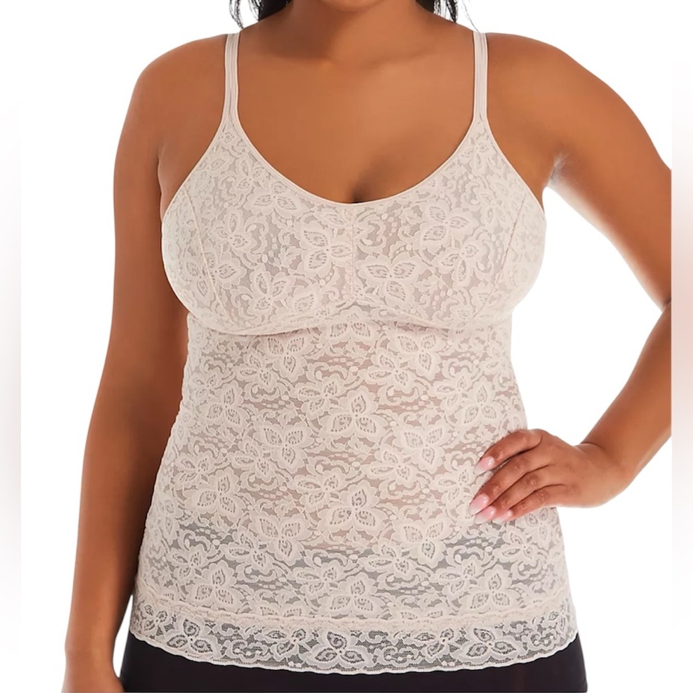 Bali Lace ‘N Smooth Shaping Camisole White 2XL XXL